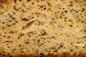 Chleb struktura kromka miąższ bochenek