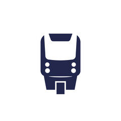 monorail icon, train vector sign