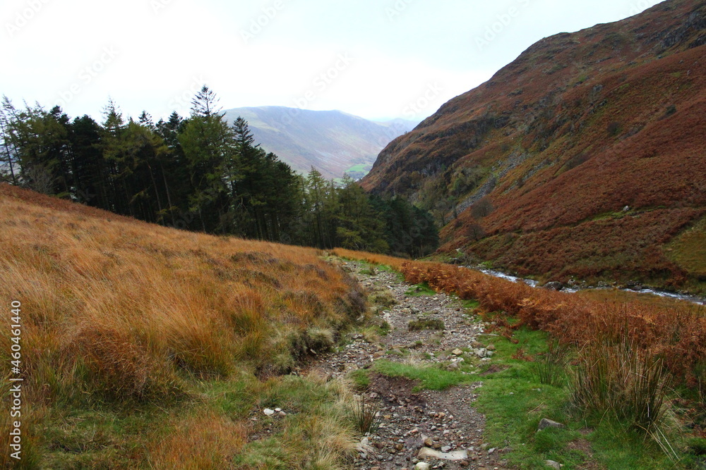 Wall mural Cadair Idris Mountain Landscape Background