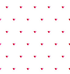 minimal little cute red and pink heart with white background