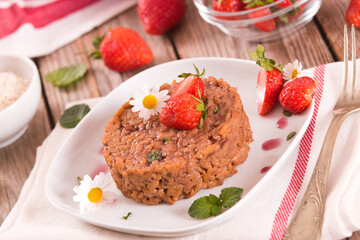 Strawberry risotto.
