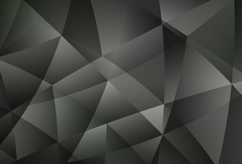 Light Gray vector gradient triangles pattern.