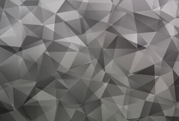 Light Gray vector low poly background.