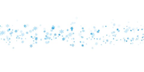 Abstract banner blue snowflake on white background , background in Christmas Holiday and new year  , wallpaper illustration
