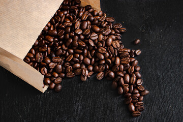 coffee beans, coffee mug