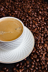 coffee beans, coffee mug