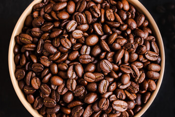 coffee beans, coffee mug