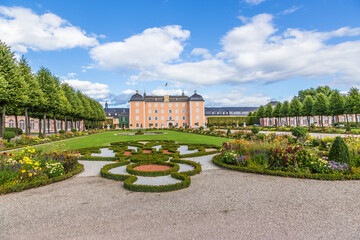Schwetzingen, Germany. The central alley of the castle park