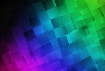 Dark Multicolor vector layout with lines, rectangles.