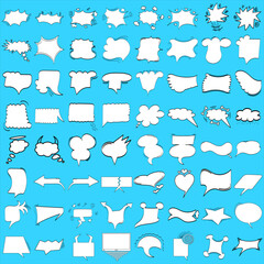 Sprechblasen Comic Cartoon Speechbubbles