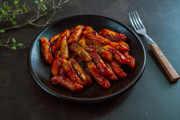 Korean Stir-fried Rice Cake, 'tteokbokki'