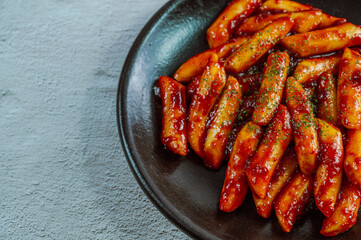 Korean Stir-fried Rice Cake, 'tteokbokki'