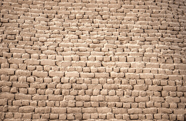 Ruins of the ancient city of Sauran. Historical place of Kazakhstan. Excavations of ancient cities, medieval buildings.