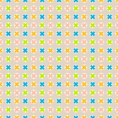 Colorful seamless pattern with dots