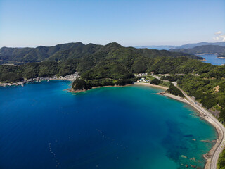 
愛媛県愛南町　須ノ川の海