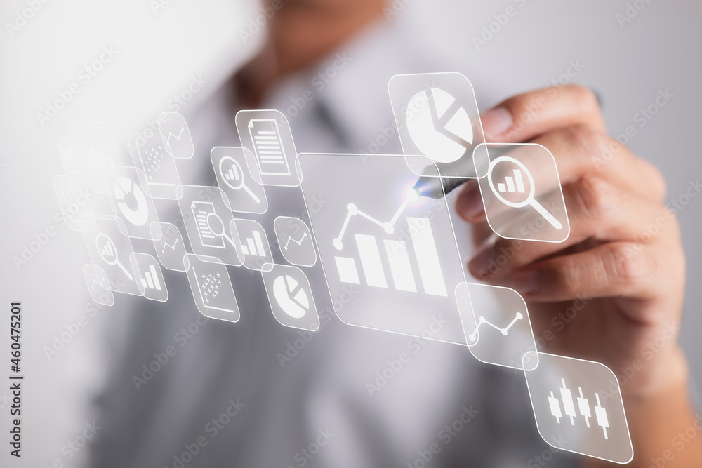 Poster the idea of analytics and business intelligence