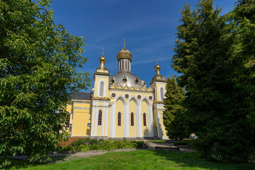 Fototapeta na wymiar Pinsk St. Barbara Convent - a convent in the name of the Great Martyr Barbara in the city of Pinsk