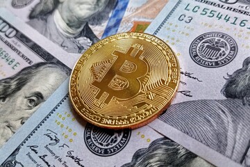 bitcoin money dollars and coins wallpaper
