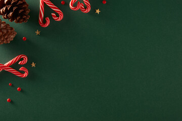 Vintage Christmas background with copy space
