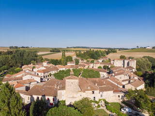 Fourcès, village du gers