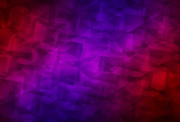 Fototapeta premium Dark Blue, Red vector abstract mosaic pattern.