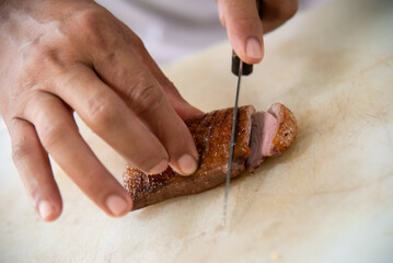 Sliced ​​Roast Duck