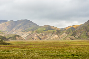 Obraz premium Colofful mountains of Landmannalaugar