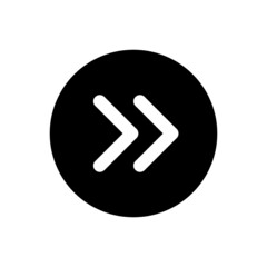 Fast forward vector icon
