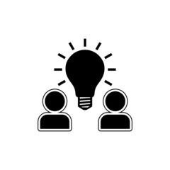 Innovation icon isolated on white background