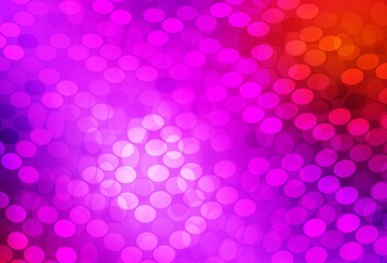 Light Pink, Red vector background with spots.
