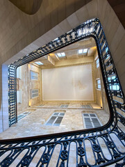 Escalier de l'hôtel de ville de Bordeaux, palais Rohan, Gironde