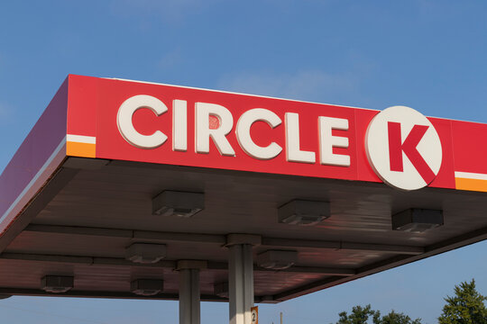 Circle K retail gas station location. Circle K is a subsidiary of Alimentation Couche-Tard and is based in Quebec.
