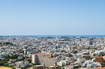 沖縄県那覇市　街並み