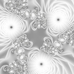 Fantastic fractal illustration. Abstract fractal texture. Digital art.