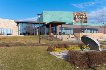 civic plaza building and entrance