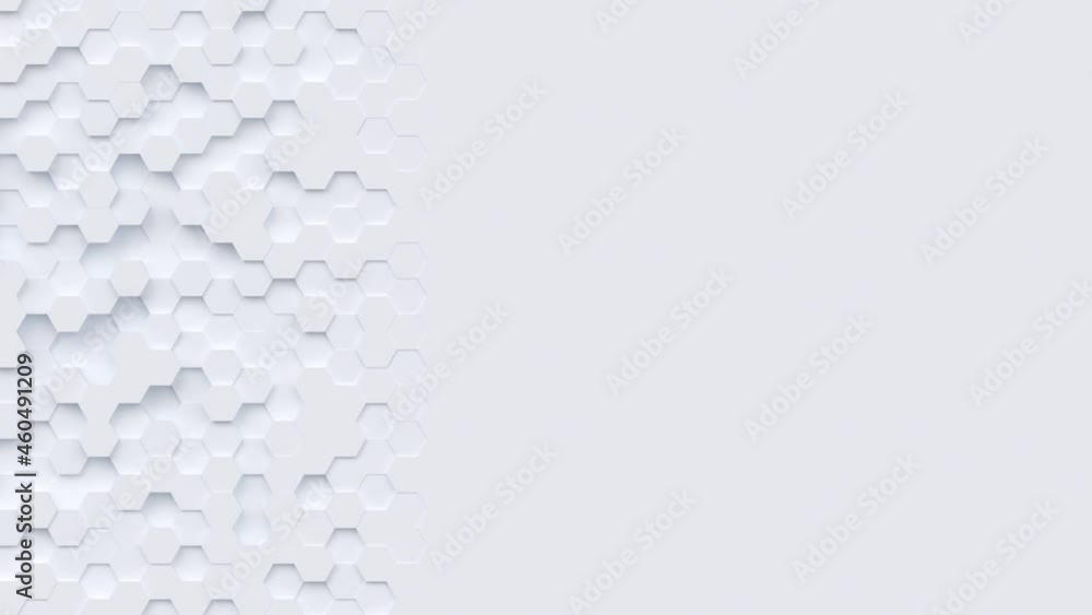 Poster geometric modern animated seamless looping abstract background. 3d render design element, creative m