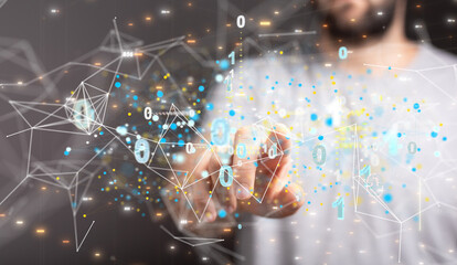 Abstract technology group and data