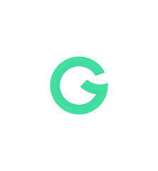 initial letter g logo icon design template elements