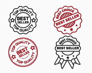 best seller top quality stamp badge emblem logo design