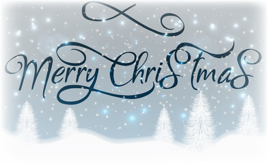 Merry Christmas and New year happy banner, vector illustration