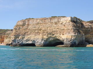 Fototapeta na wymiar Algarwe widziane z morza