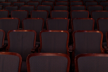 Obraz premium Empty seats in a theater