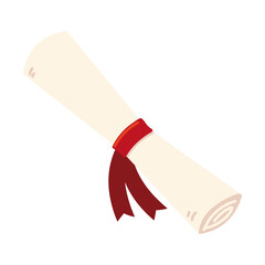 education diploma flat icon