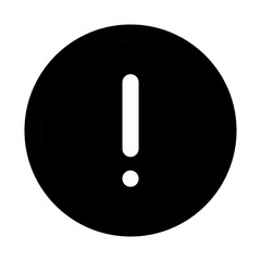 Warning sign icon