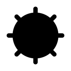 Ship wheel icon