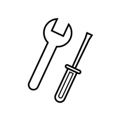 Set of tools icon. Repair tools icon. SVG icon.