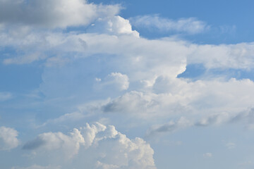 blue sky with clouds