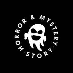 Horror and mystery story logo design