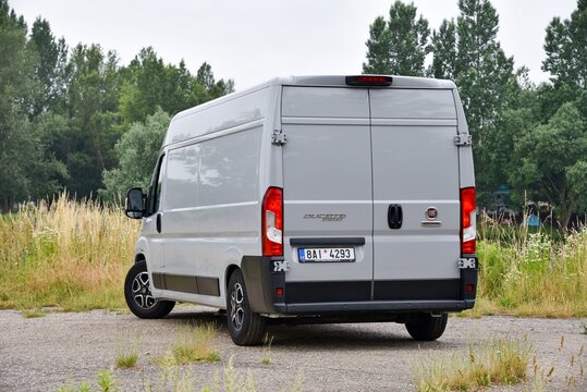 Fiat Ducato Maxi L3H2. Large box van. Main view. 06-23-2021, Prague, Czech Republic.