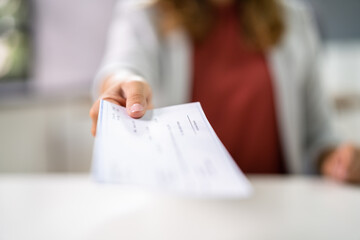 Stimulus Check And PPP Loan Payment Cheque
